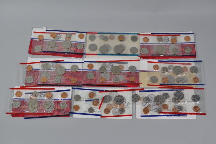 Uncirculated Coin Sets from the 1980s