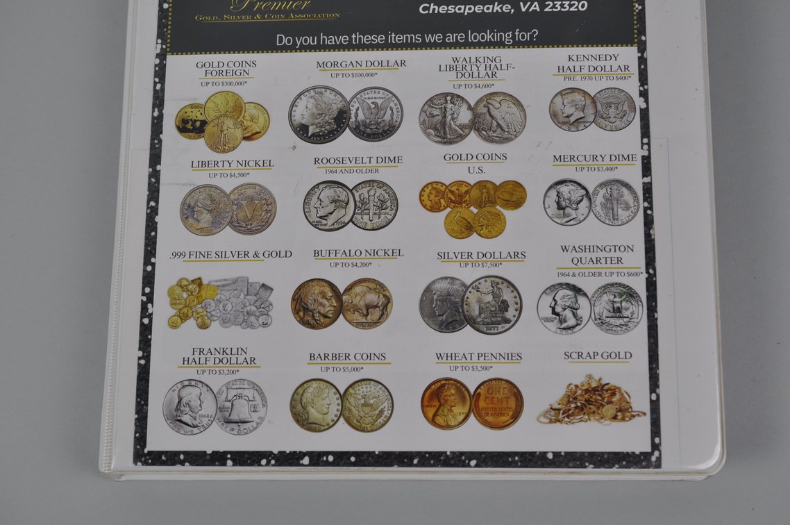 Collection of US Coins and World Banknotes in an Album Folder, photo 2 of 20