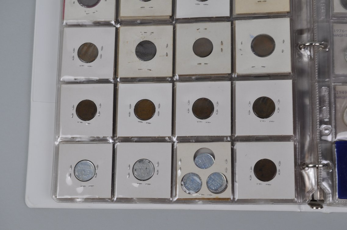 Collection of US Coins and World Banknotes in an Album Folder, photo 12 of 20