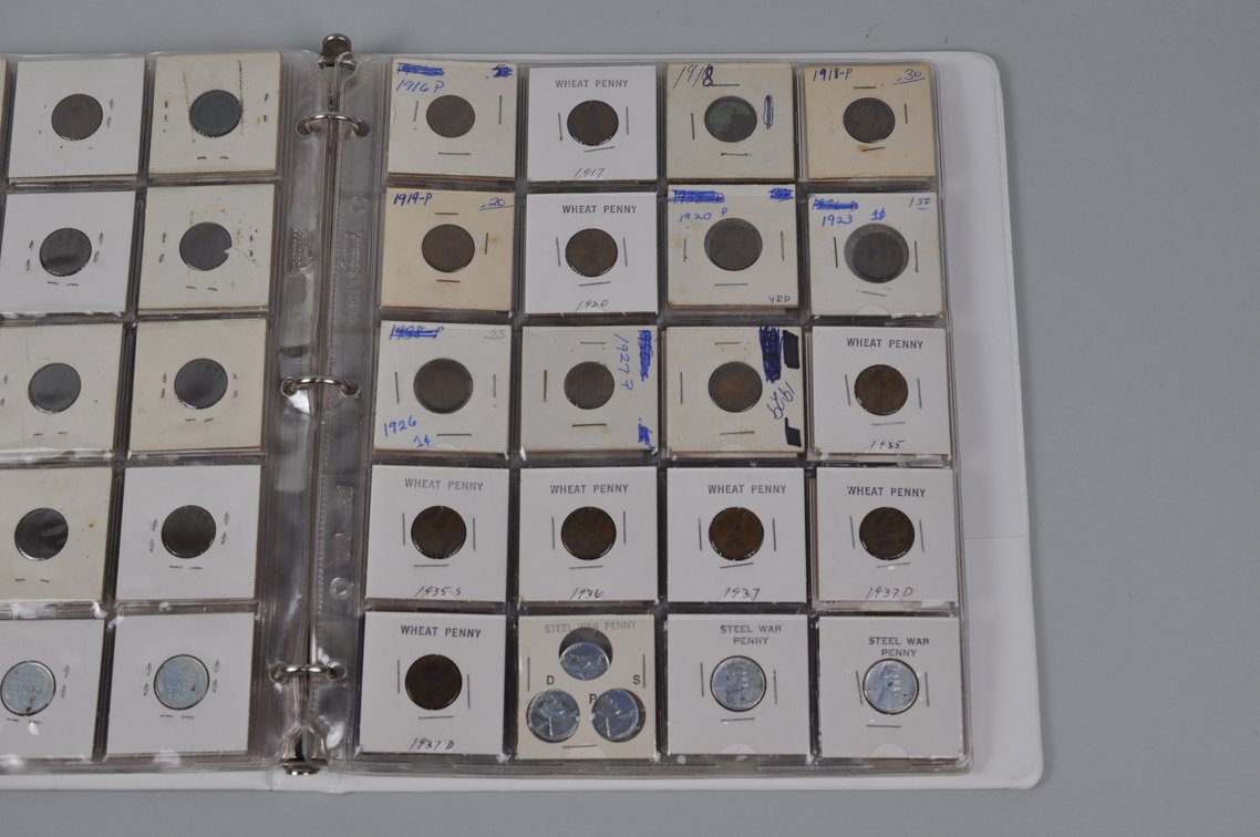 Collection of US Coins and World Banknotes in an Album Folder, photo 8 of 20