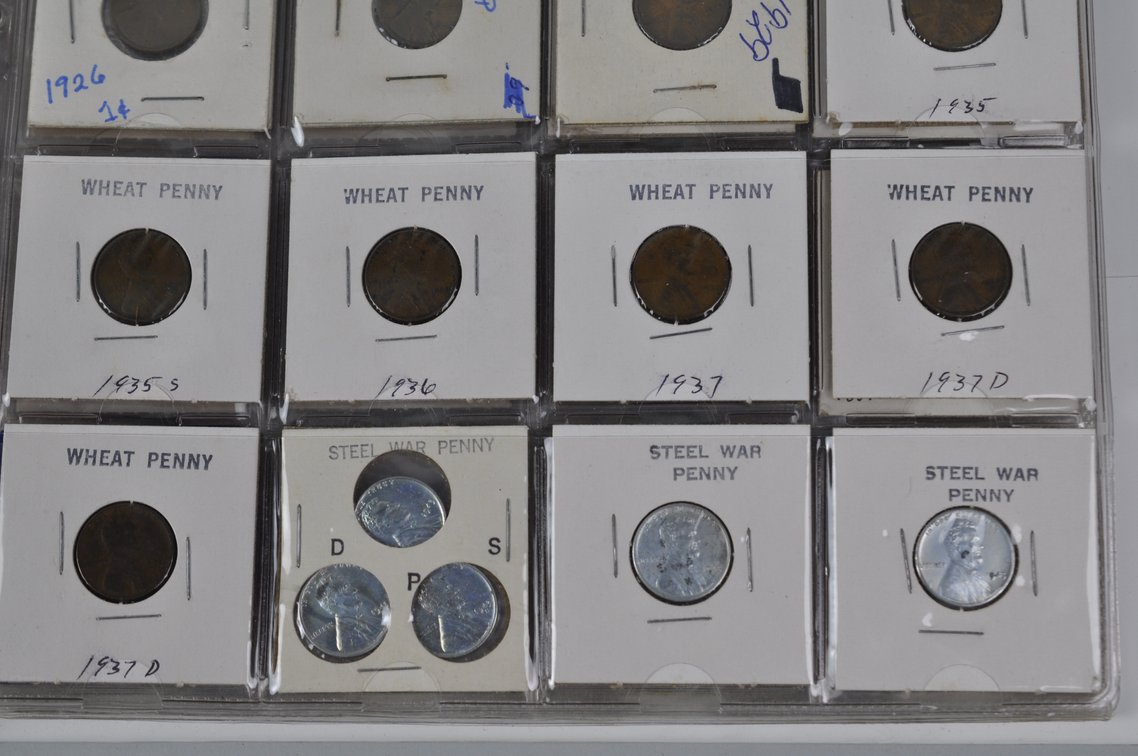 Collection of US Coins and World Banknotes in an Album Folder, photo 9 of 20