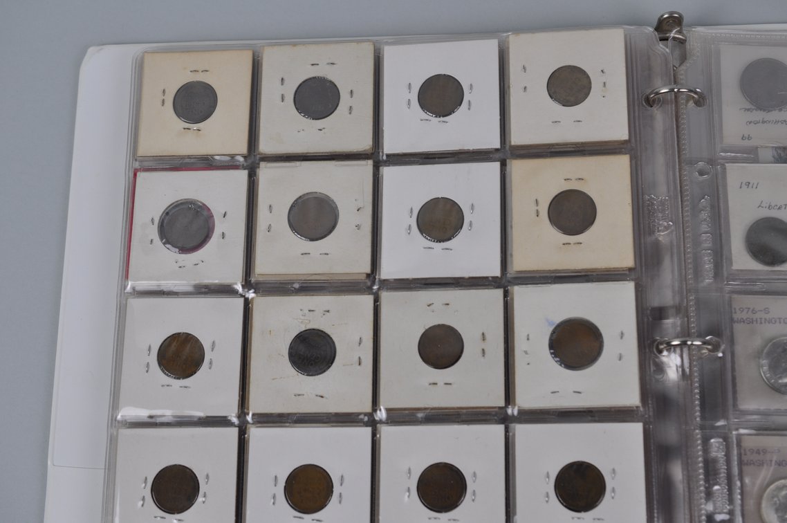 Collection of US Coins and World Banknotes in an Album Folder, photo 13 of 20