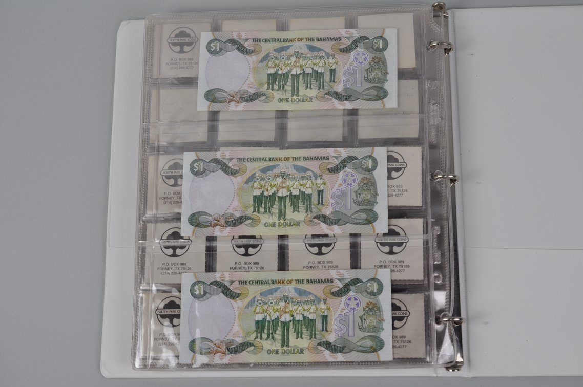 Collection of US Coins and World Banknotes in an Album Folder, photo 20 of 20