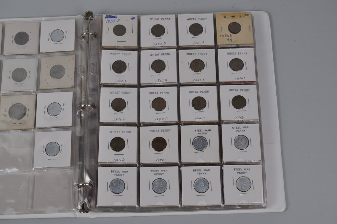 Collection of US Coins and World Banknotes in an Album Folder, photo 6 of 20