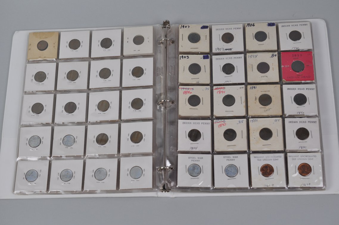 Collection of US Coins and World Banknotes in an Album Folder, photo 7 of 20