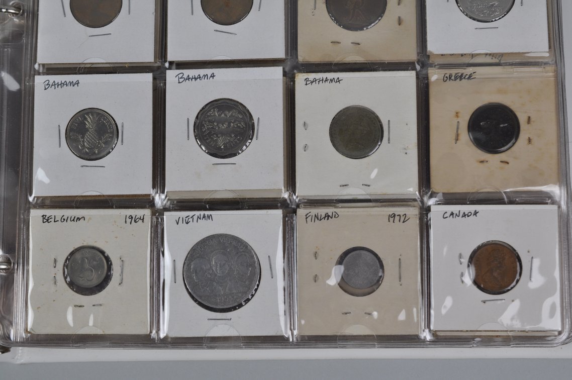 Collection of World Coins in an Album Folder, photo 3 of 20