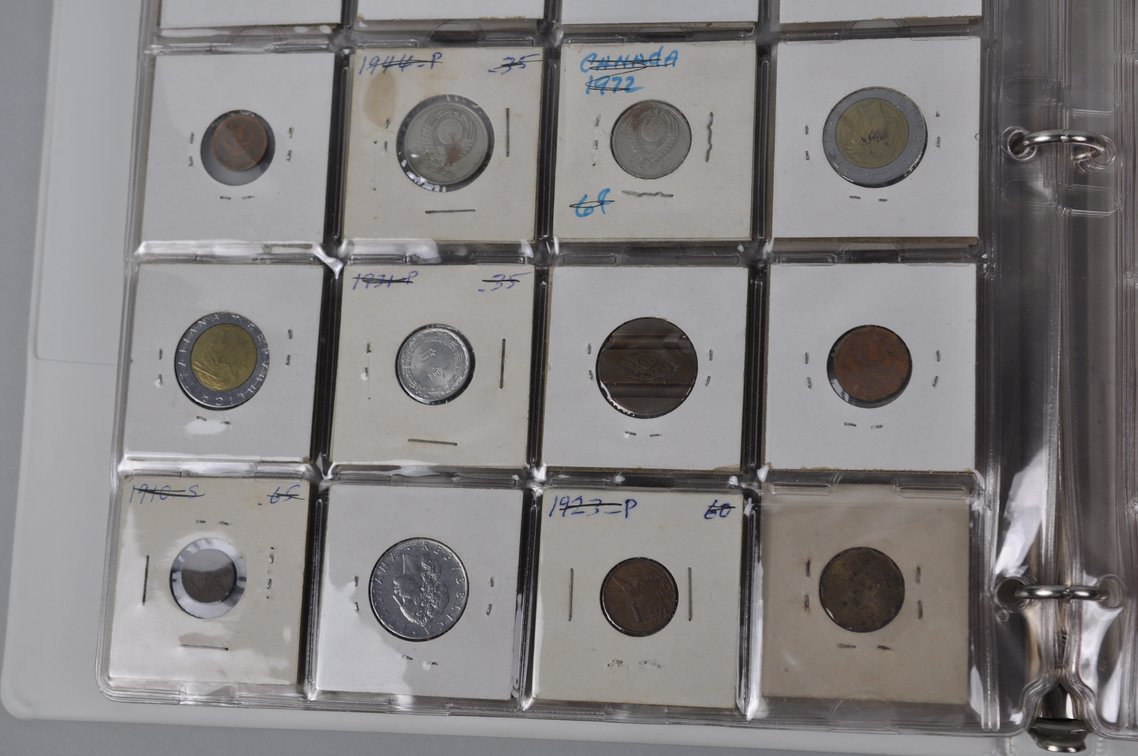 Collection of World Coins in an Album Folder, photo 18 of 20