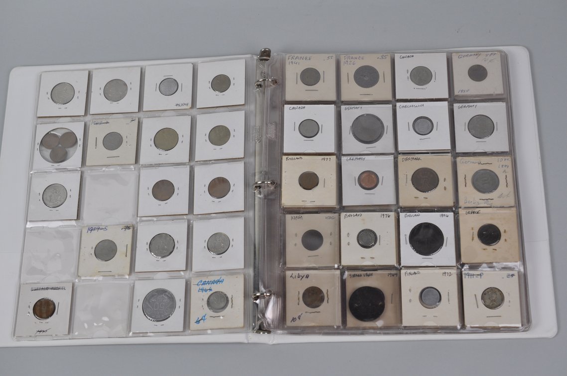 Collection of World Coins in an Album Folder, photo 5 of 20