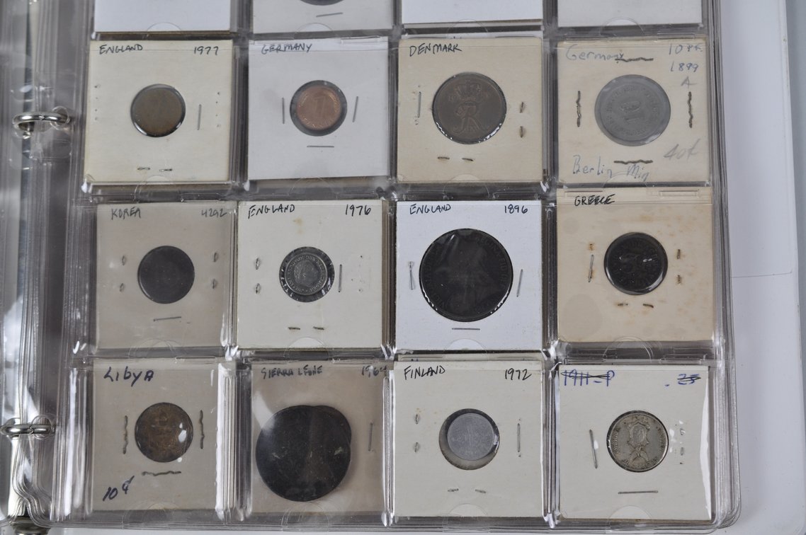 Collection of World Coins in an Album Folder, photo 6 of 20