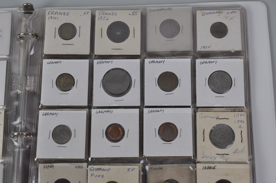Collection of World Coins in an Album Folder, photo 10 of 20