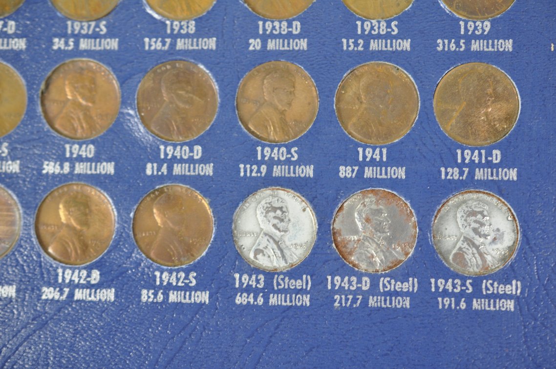 Lincoln Wheat Cent Album Mostly Complete, photo 8 of 20