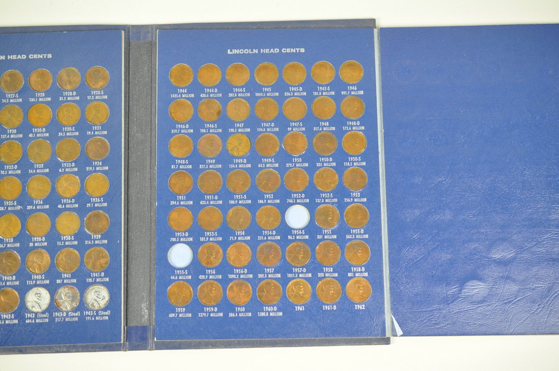 Lincoln Wheat Cent Album Mostly Complete, photo 9 of 20