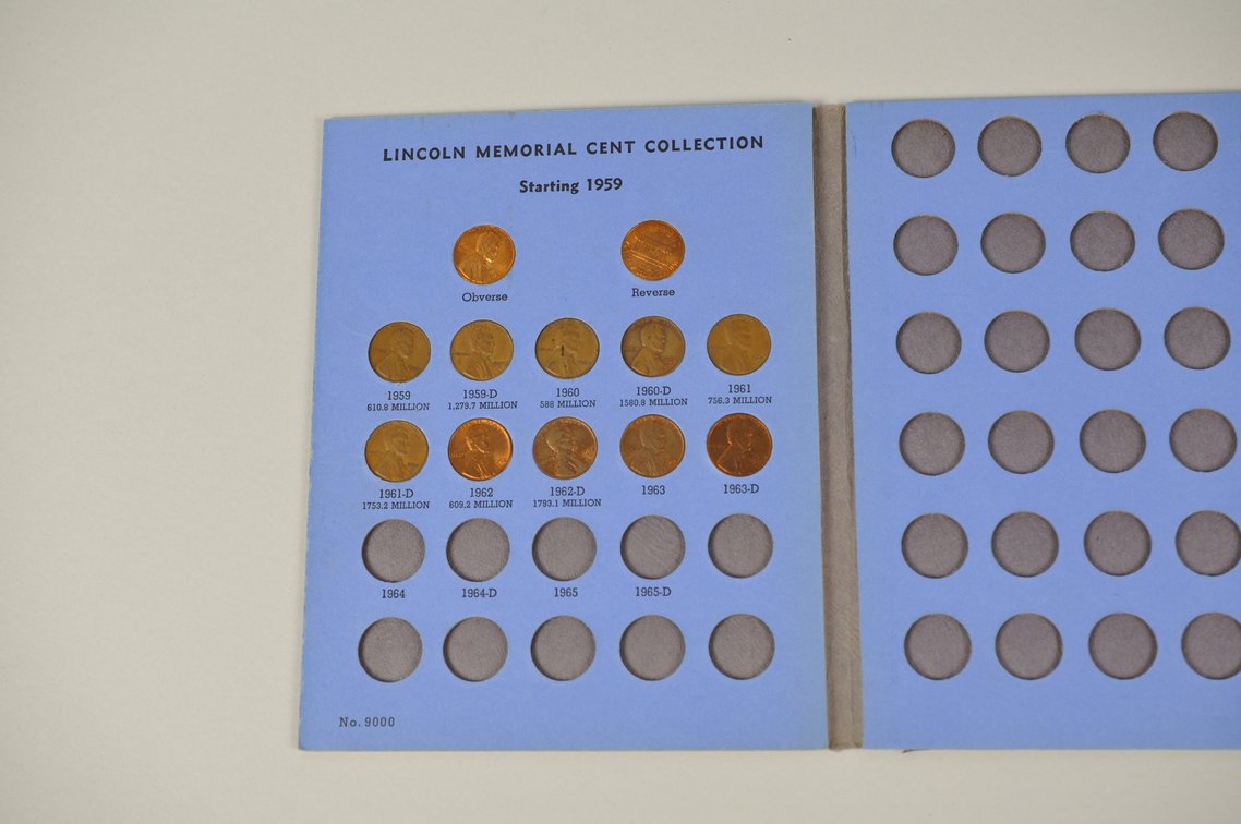 Lincoln Wheat Cent Albums, photo 2 of 14