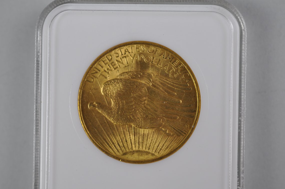 1908 No Motto SG Double Eagle Gold NGC MS63, photo 6 of 6