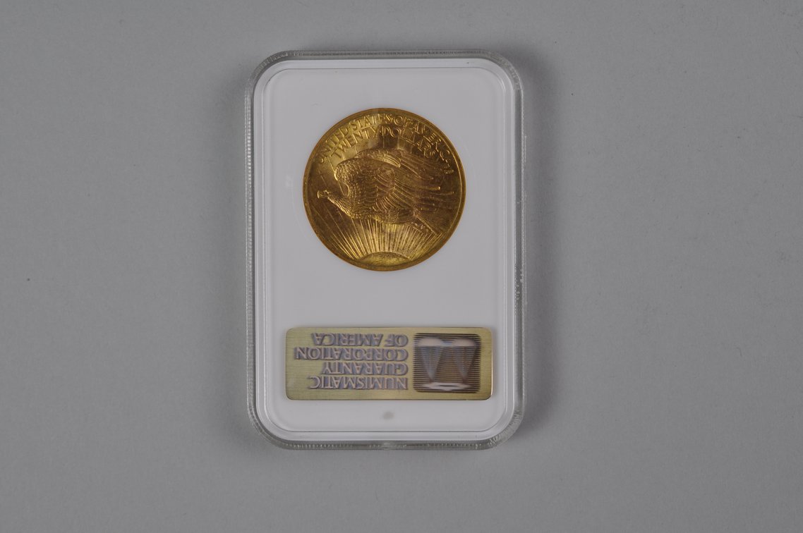 1908 No Motto SG Double Eagle Gold NGC MS63, photo 3 of 5