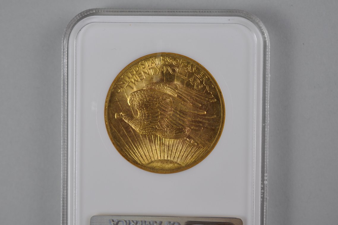 1908 No Motto SG Double Eagle Gold NGC MS63, photo 4 of 5