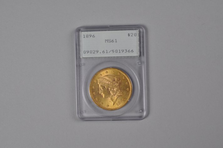 1896 Liberty Double Eagle Gold PCGS MS61
