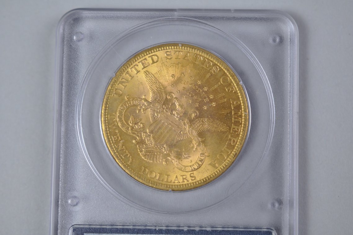 1896 Liberty Double Eagle Gold PCGS MS61, photo 11 of 11
