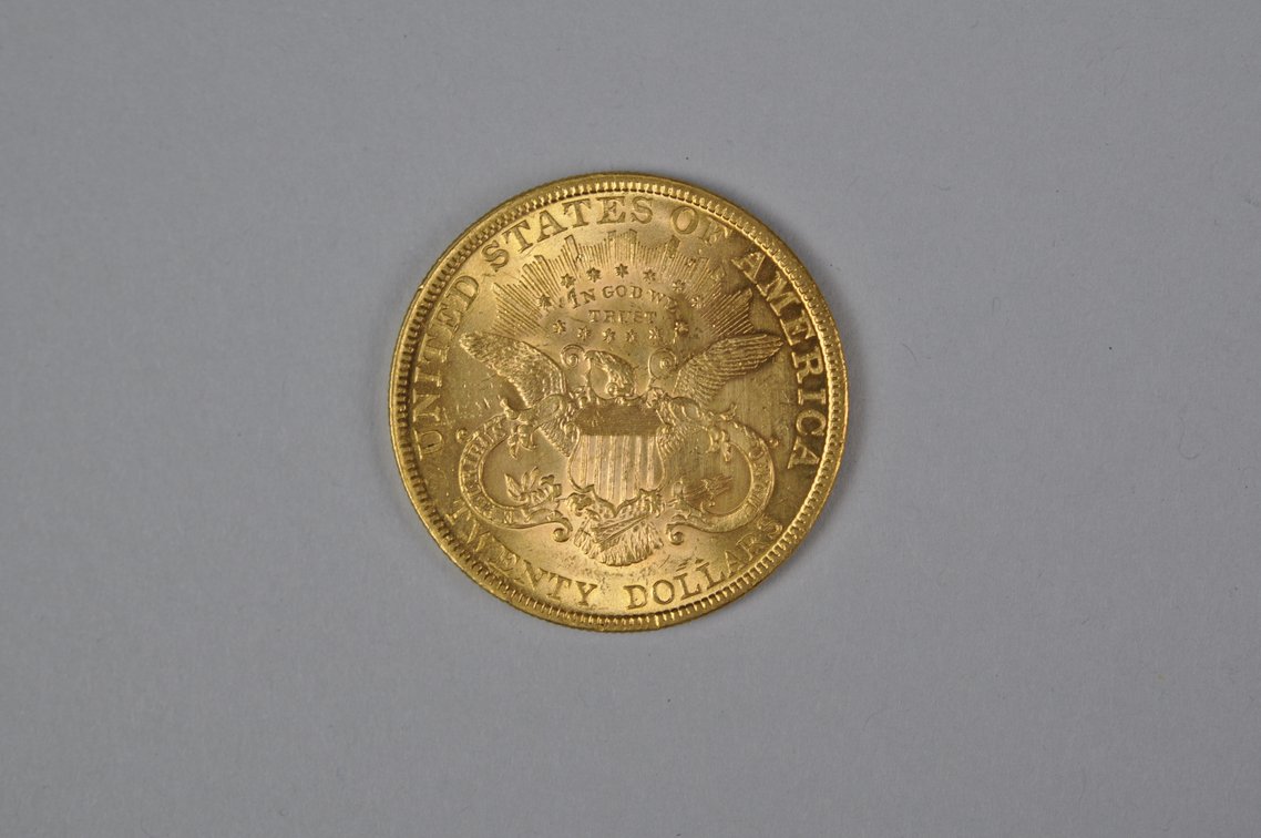 1895 Liberty Double Eagle Gold AU/MS, photo 4 of 7