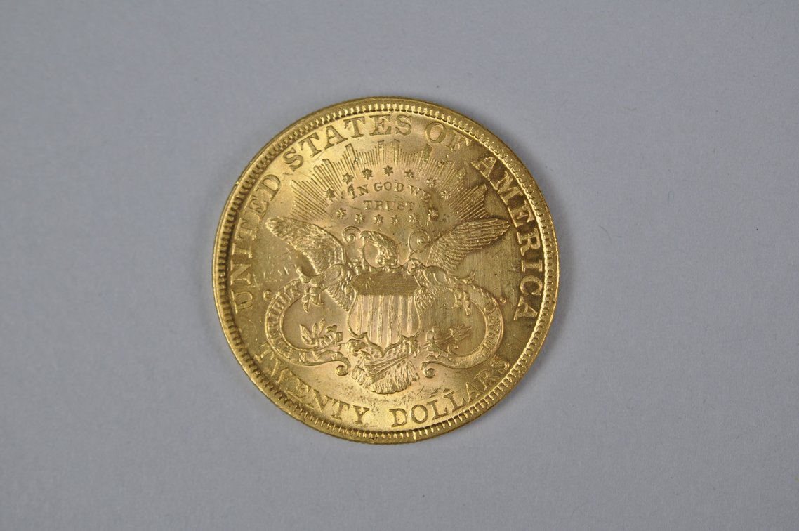 1895 Liberty Double Eagle Gold AU/MS, photo 5 of 7