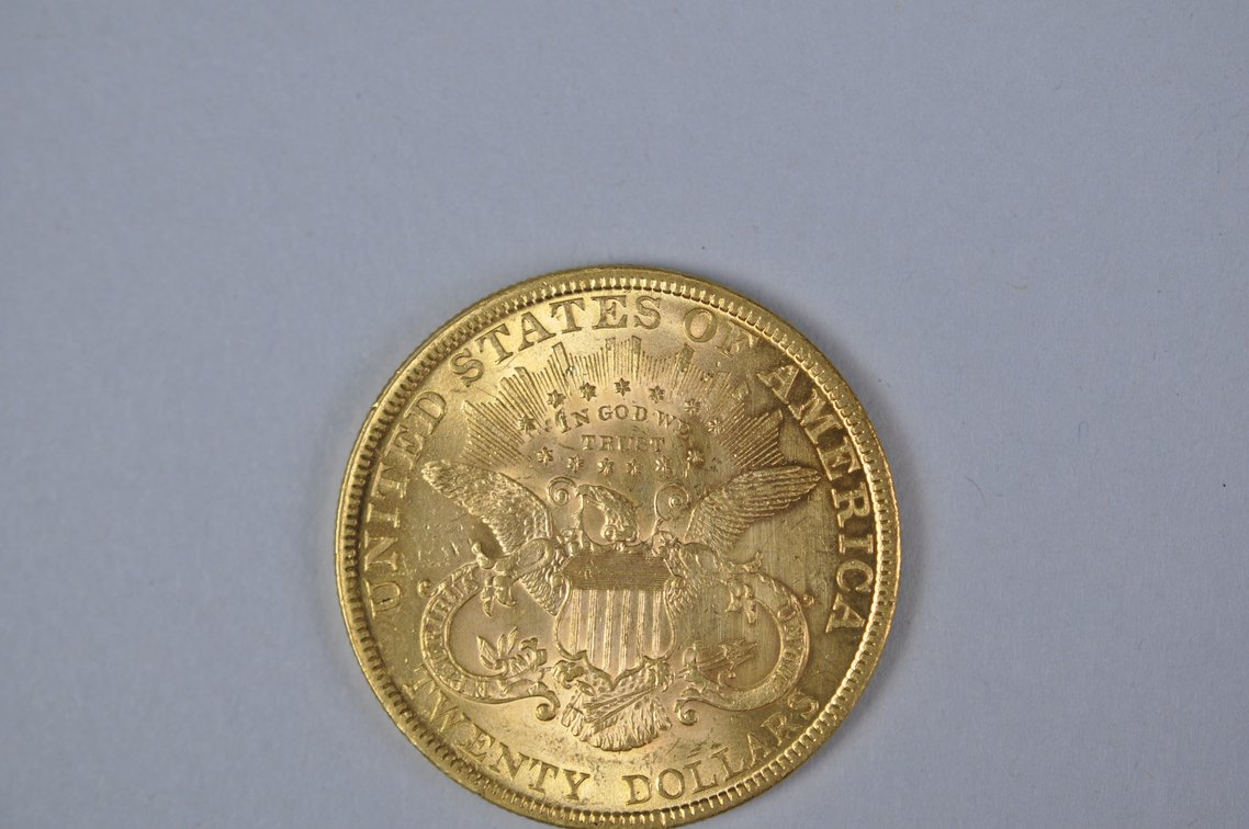 1895 Liberty Double Eagle Gold AU/MS, photo 6 of 7