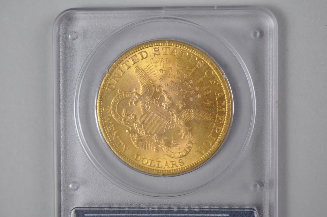 1896 Liberty Double Eagle Gold PCGS MS61, photo 8 of 11