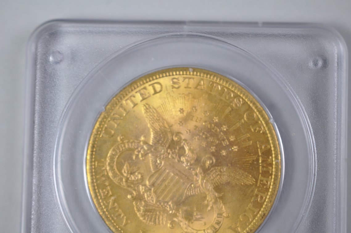 1896 Liberty Double Eagle Gold PCGS MS61, photo 9 of 11