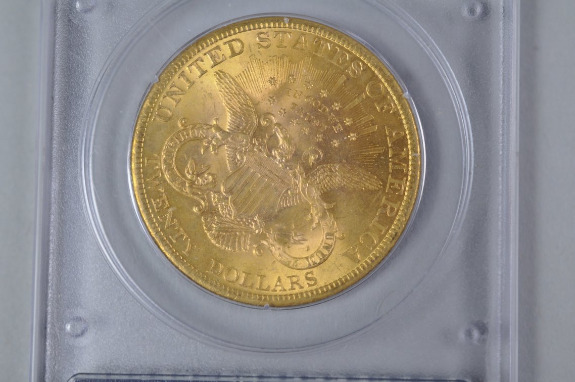 1896 Liberty Double Eagle Gold PCGS MS61, photo 10 of 11