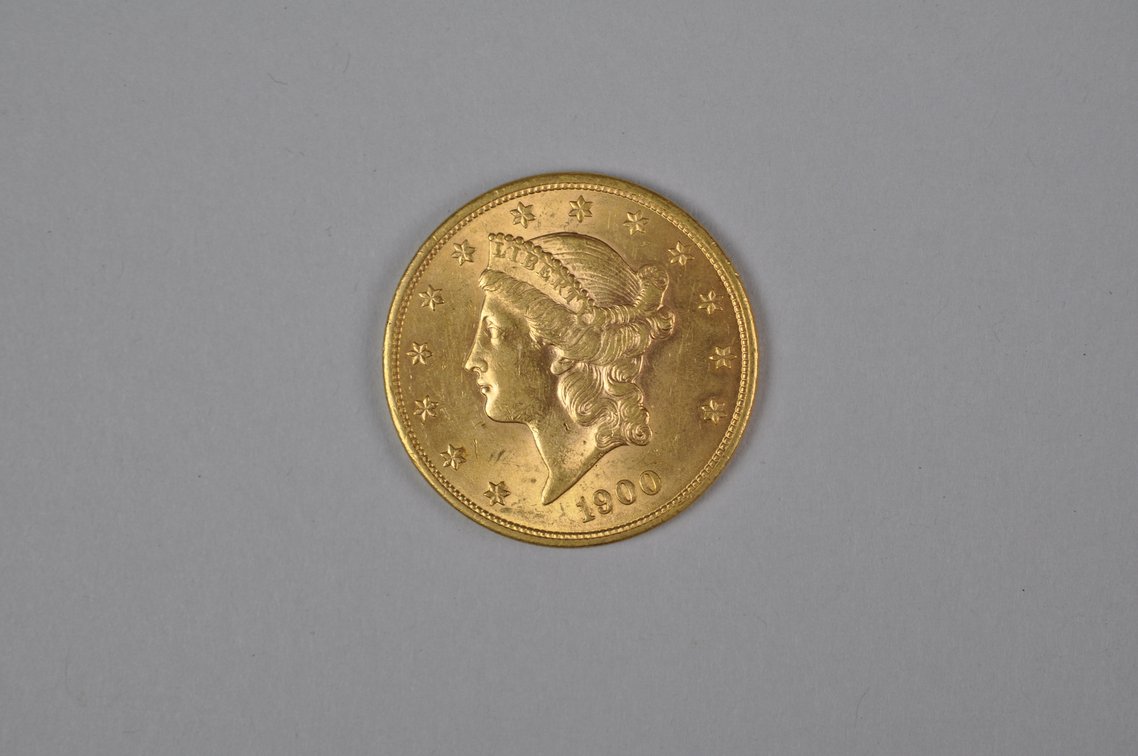 1900 Liberty Double Eagle Gold MS, photo 2 of 6