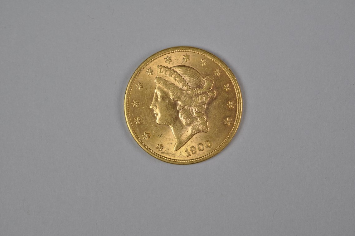 1900 Liberty Double Eagle Gold MS, photo 3 of 6