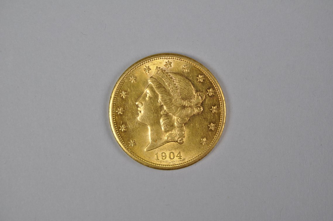 1904 Liberty Double Eagle Gold MS, photo 3 of 6