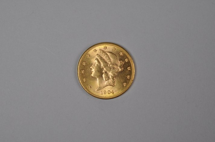 1904 S Liberty Double Eagle Gold MS