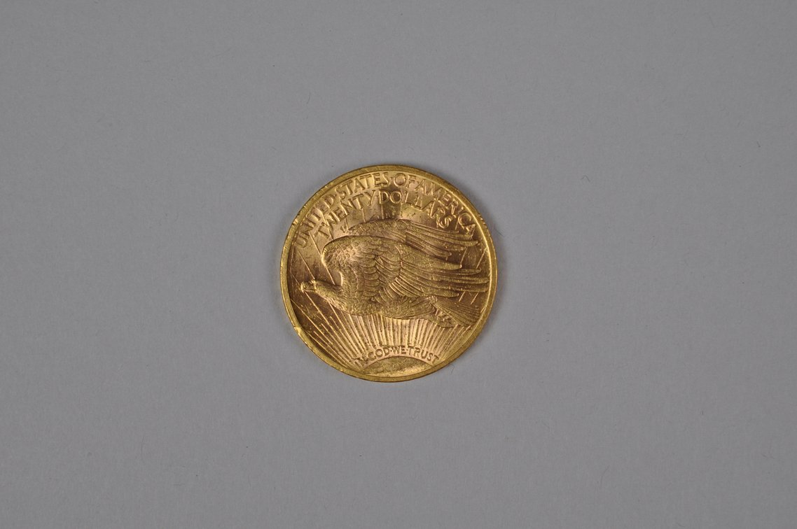 1923 SG Double Eagle Gold MS, photo 4 of 6