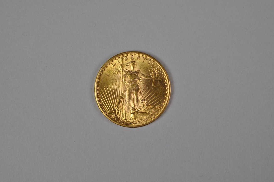 1924 SG Double Eagle Gold MS, photo 2 of 10
