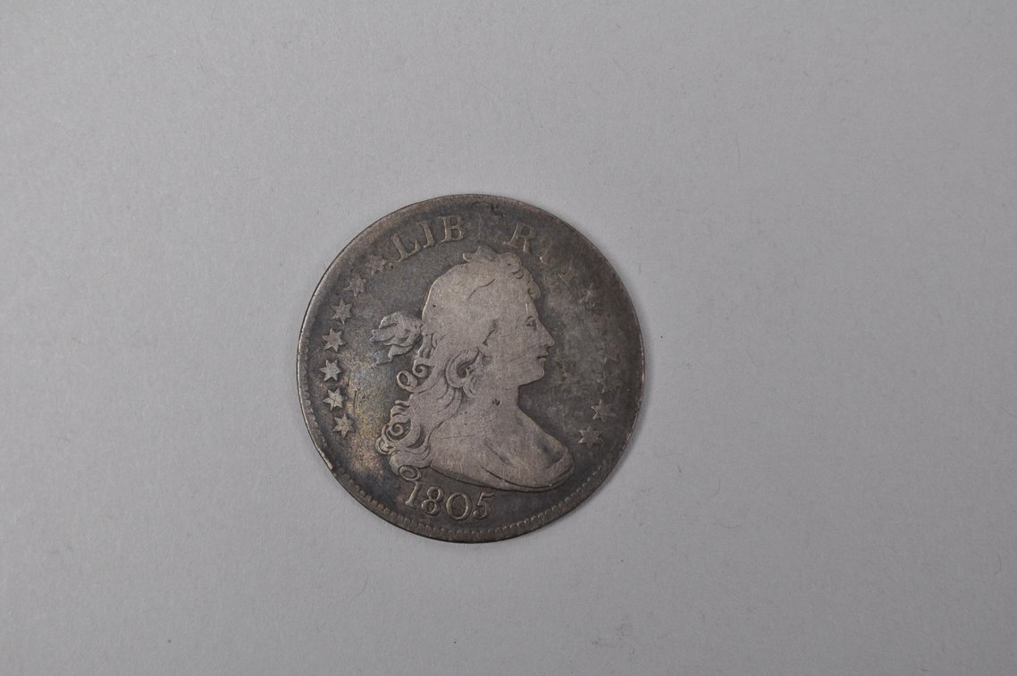 1805 Draped Bust Quarter Dollar, photo 2 of 5