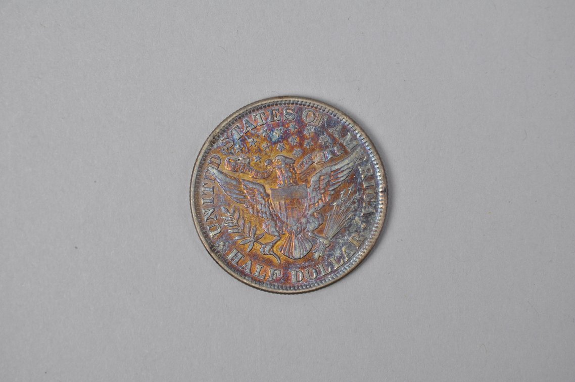 1898 Barber Half Dollar, photo 4 of 4