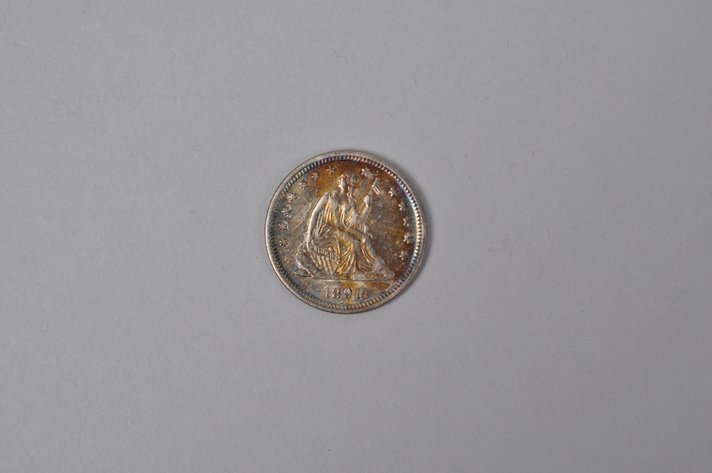 1891 Seated Liberty Quarter
