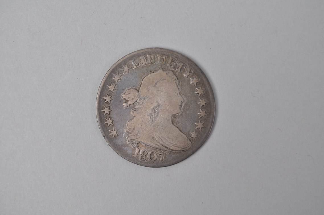 1807 Draped Bust Half Dollar, photo 2 of 5