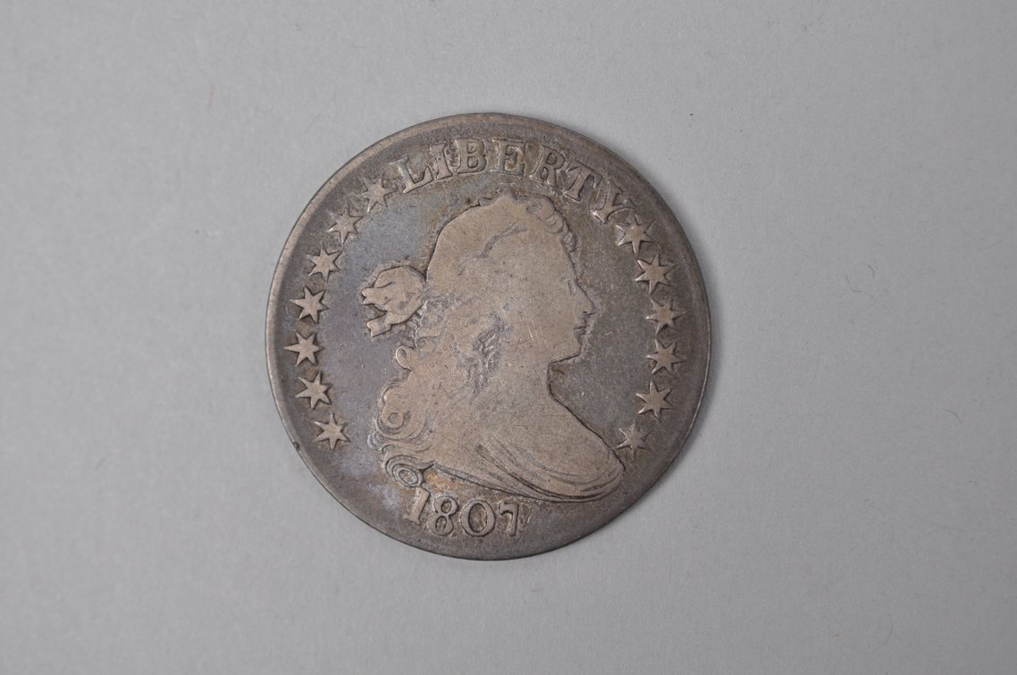 1807 Draped Bust Half Dollar, photo 3 of 5