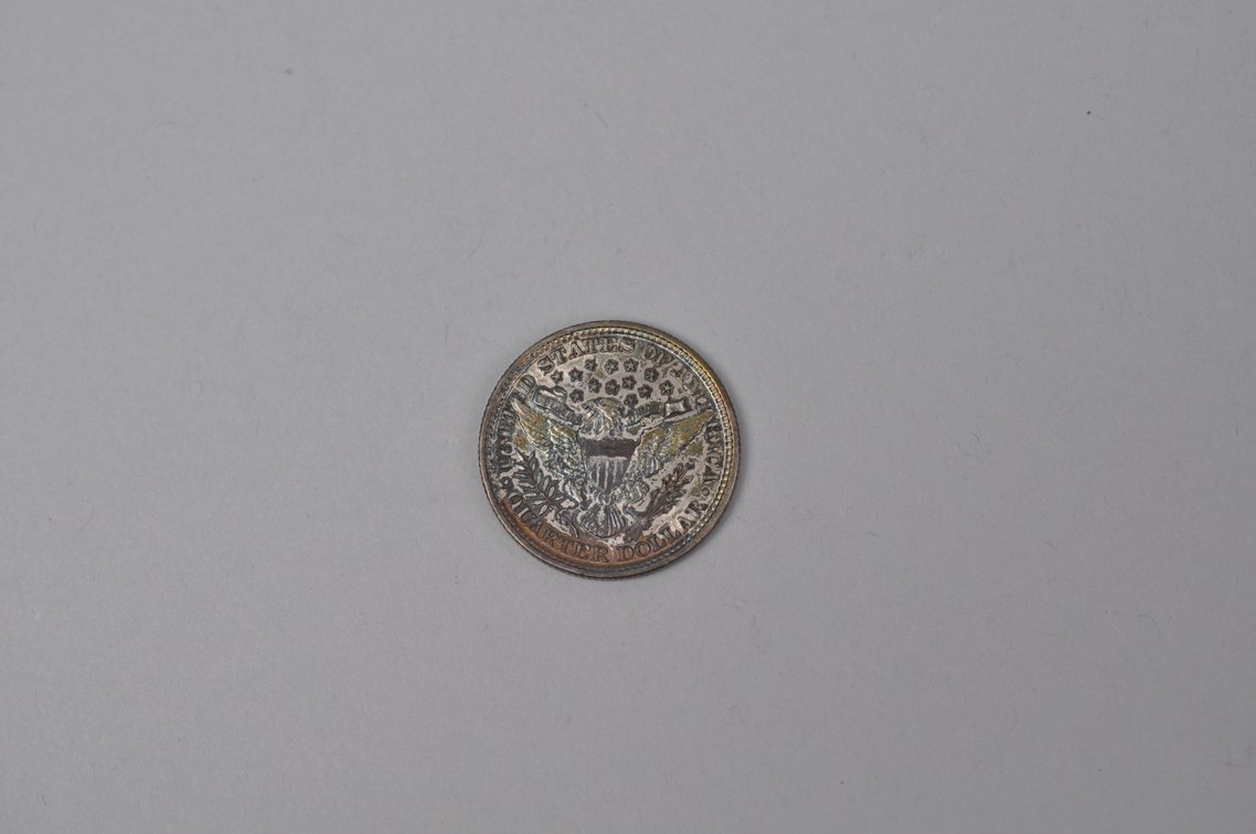 1892 Barber Quarter, photo 3 of 5