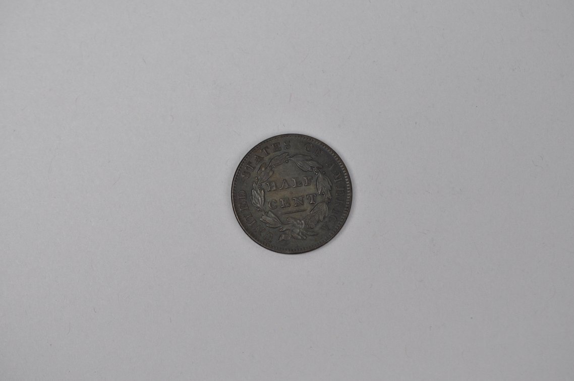 1835 Classic Head Half Cent, photo 3 of 4
