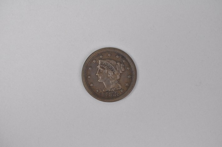 1853 Braided Hair Large Cent