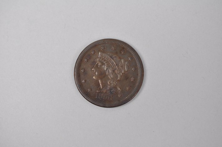1856 Braided Hair Large Cent