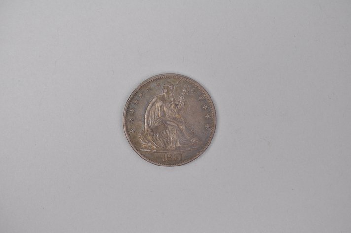 1857 Seated Liberty Half Dollar