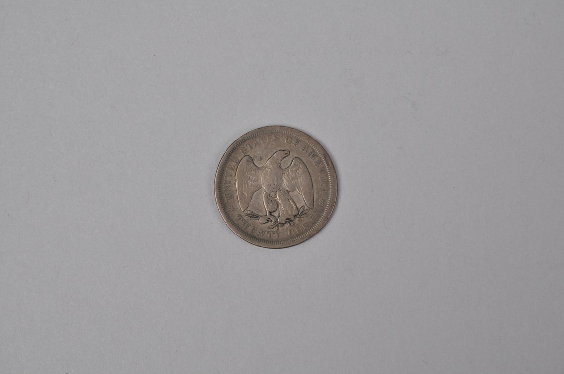 1875 S Twenty Cent Piece, photo 3 of 5
