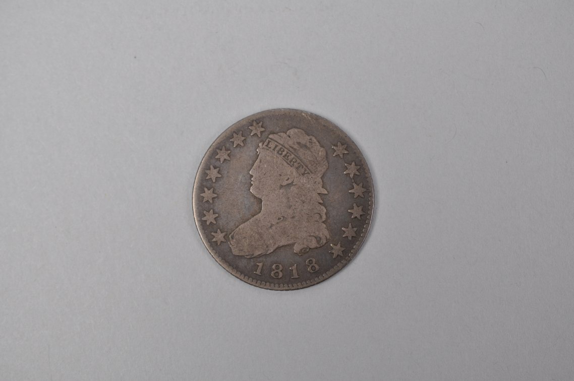 1818 Capped Bust Quarter Dollar, photo 2 of 5