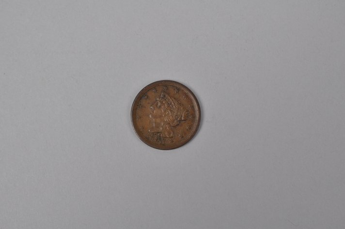 1853 Braided Hair Half Cent