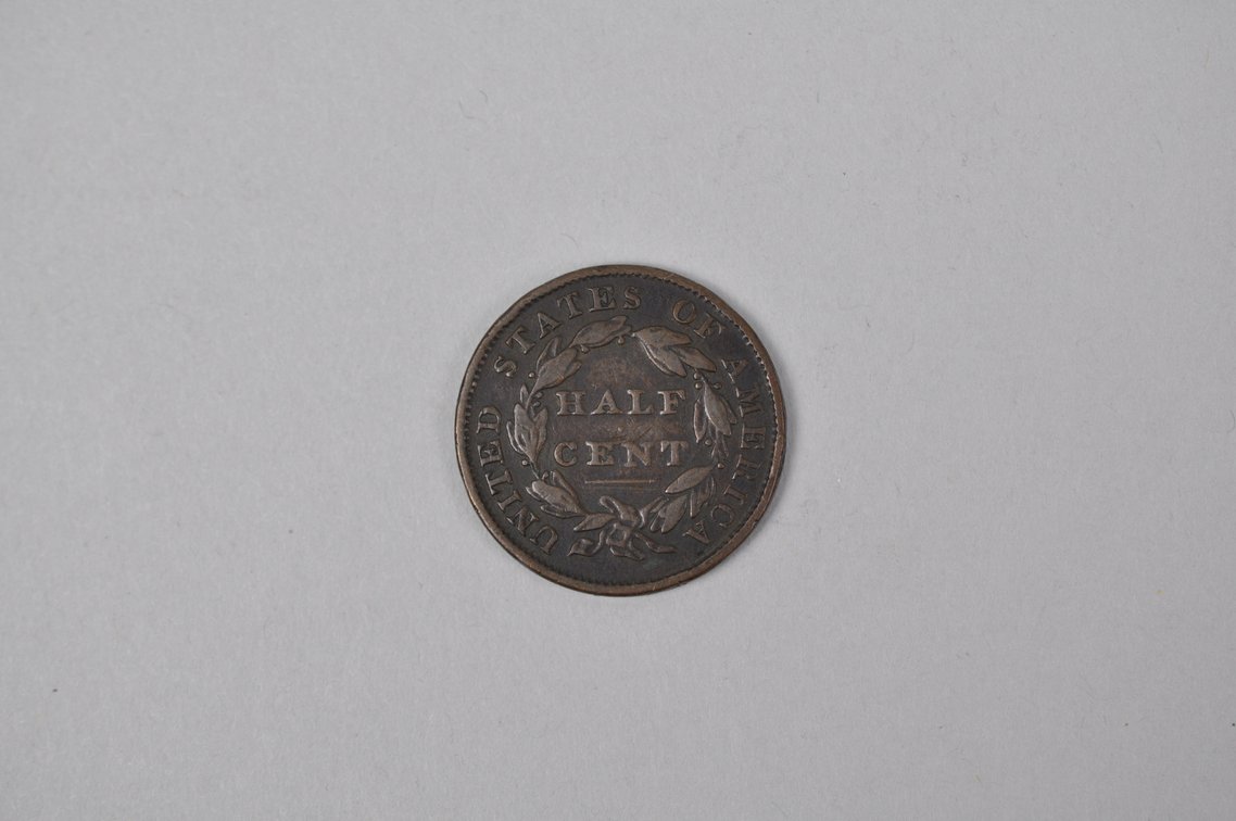 1834 Classic Head Half Cent, photo 4 of 4