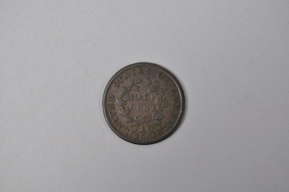 1803 Draped Bust Half Cent, photo 4 of 4