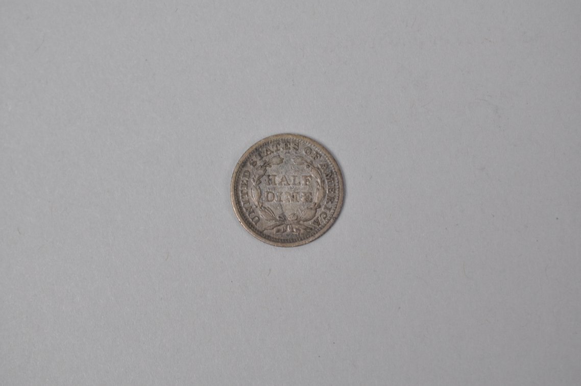 1854 Arrows Half Dime, photo 4 of 4
